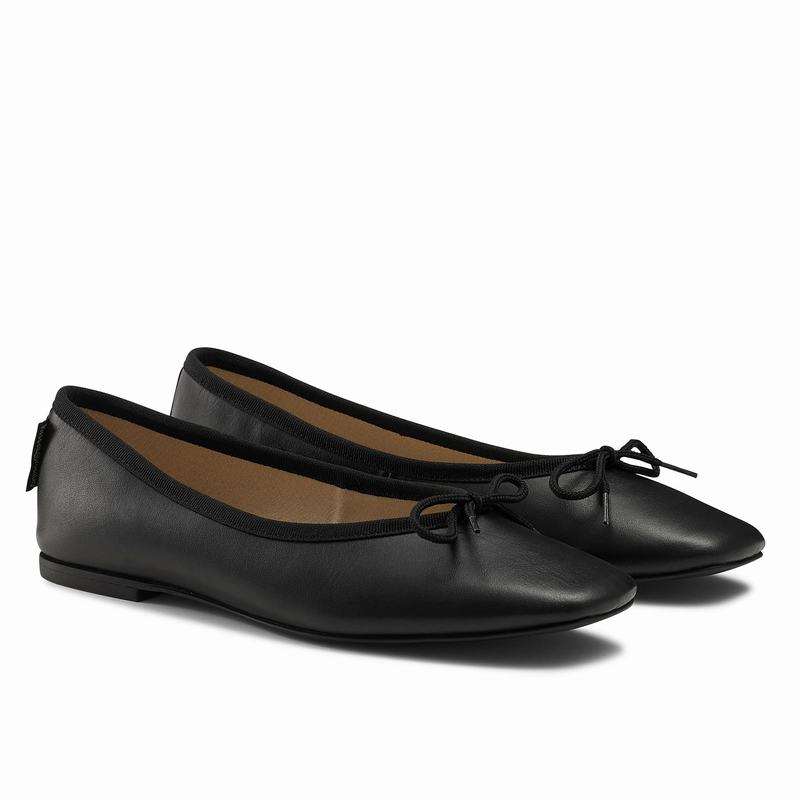 Baletki Russell And Bromley Angelina Damskie Czarne | QZU7852XZ