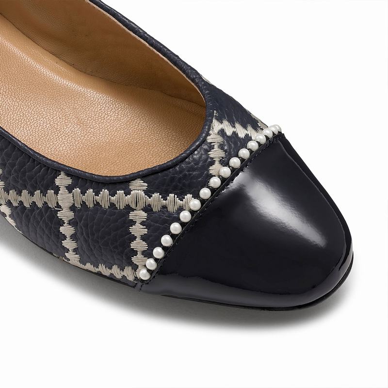 Baletki Russell And Bromley Boulevard Damskie Niebieskie | JNC2684TT