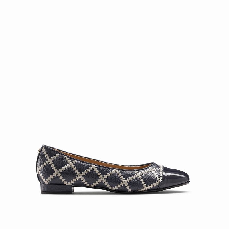 Baletki Russell And Bromley Boulevard Damskie Niebieskie | JNC2684TT