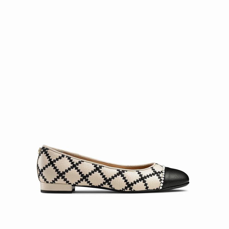 Baletki Russell And Bromley Boulevard Damskie Białe | UYS6166TF