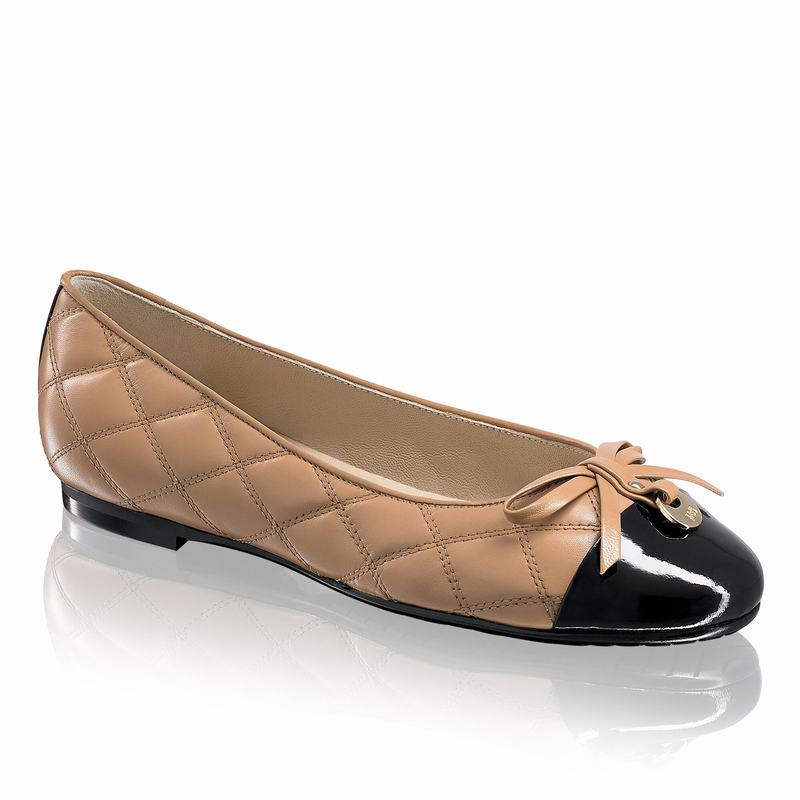 Baletki Russell And Bromley Charming Damskie Brązowe | MFE334UE