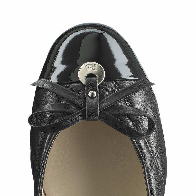 Baletki Russell And Bromley Charming Damskie Czarne | VAZ487NW