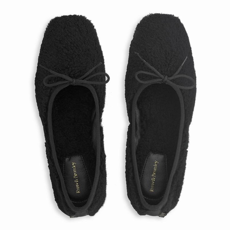 Baletki Russell And Bromley Cuddle Damskie Czarne | FTC666PF
