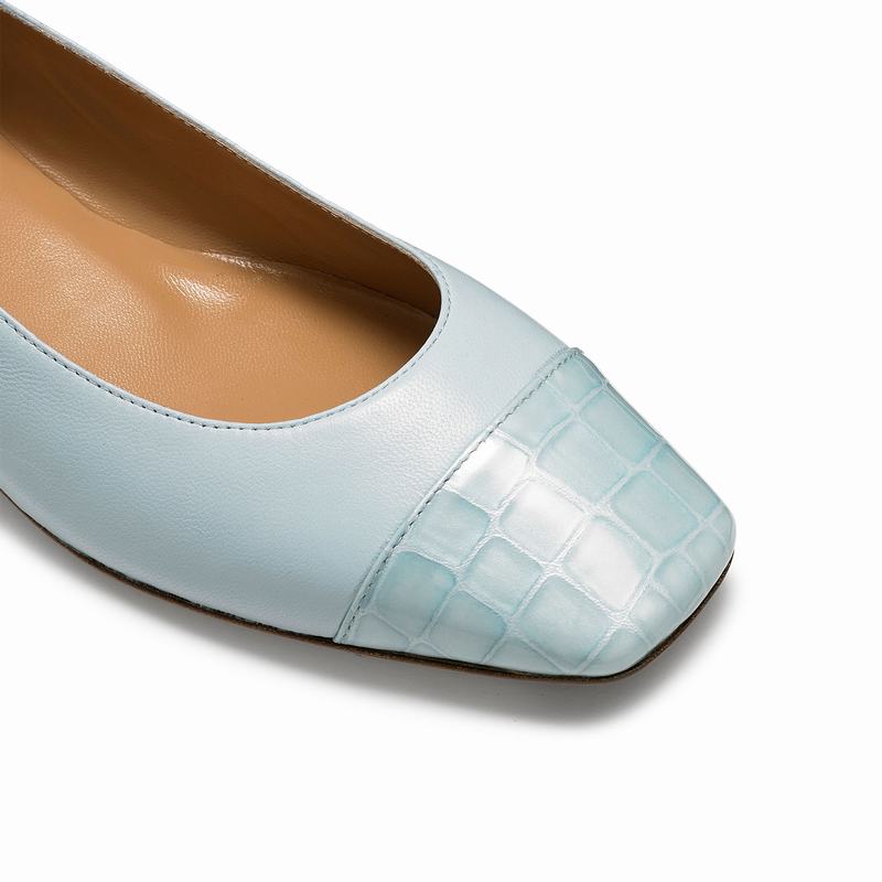 Baletki Russell And Bromley Fondant Damskie Niebieskie | RST8088YX