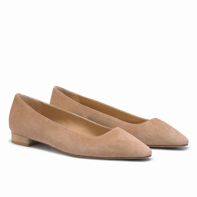 Baletki Russell And Bromley Impression Damskie Brązowe | ZGS5234FB