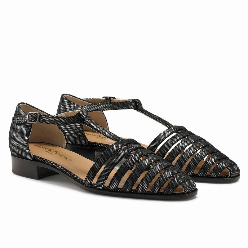 Baletki Russell And Bromley Mermaid Damskie Metallic | FST8126UL