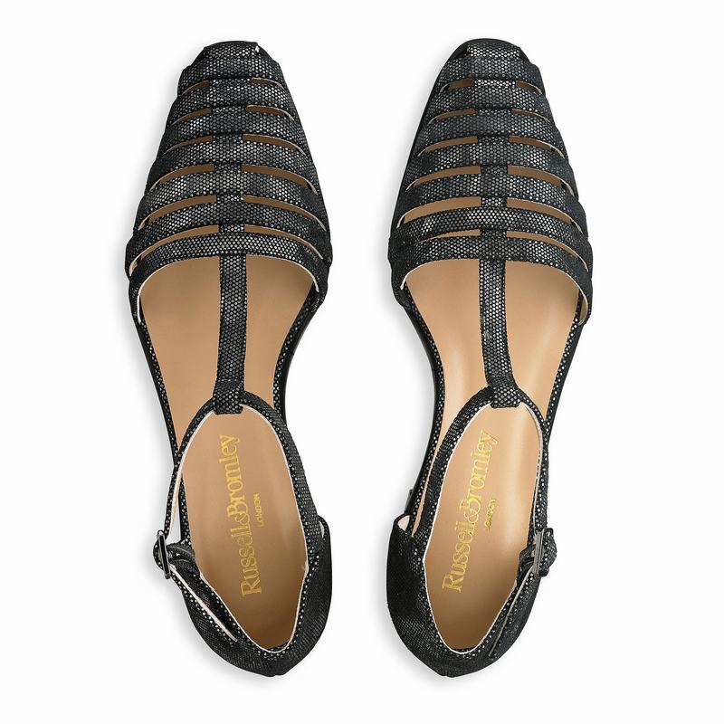 Baletki Russell And Bromley Mermaid Damskie Metallic | FST8126UL