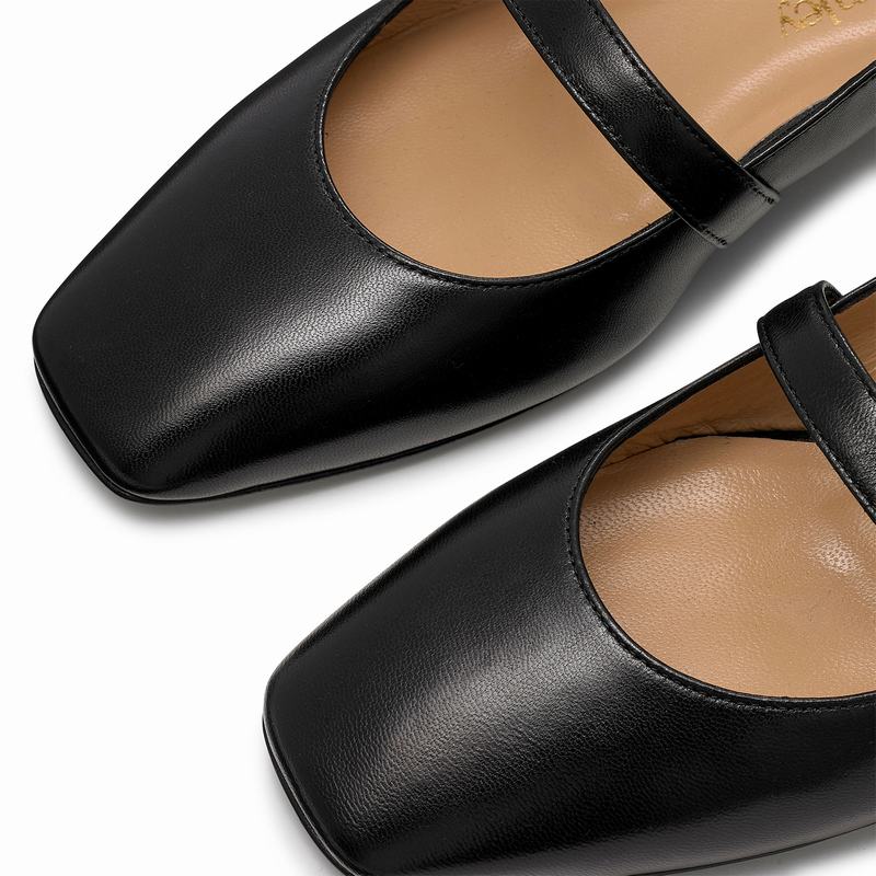 Baletki Russell And Bromley Miss Mary Damskie Czarne | CAG4816PF