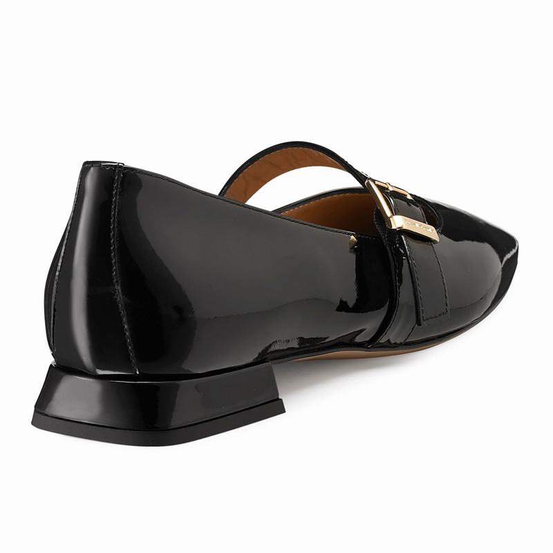 Baletki Russell And Bromley Queen Mary Damskie Czarne | LTE7950XJ