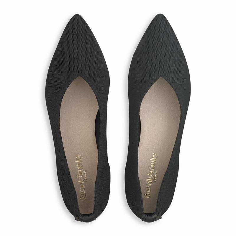 Baletki Russell And Bromley Tutu Damskie Czarne | ROU3291MP