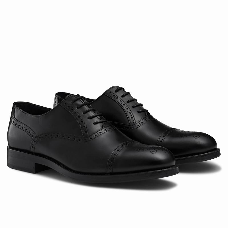 Buty Brogue Russell And Bromley Chiltern Męskie Czarne | QXV2739QY