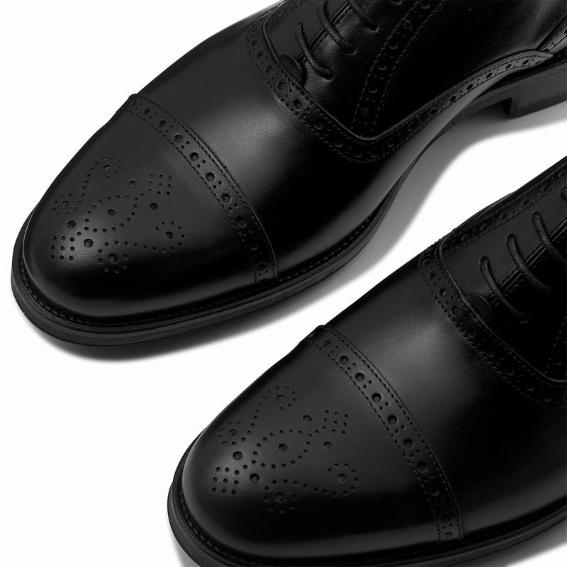 Buty Brogue Russell And Bromley Chiltern Męskie Czarne | QXV2739QY