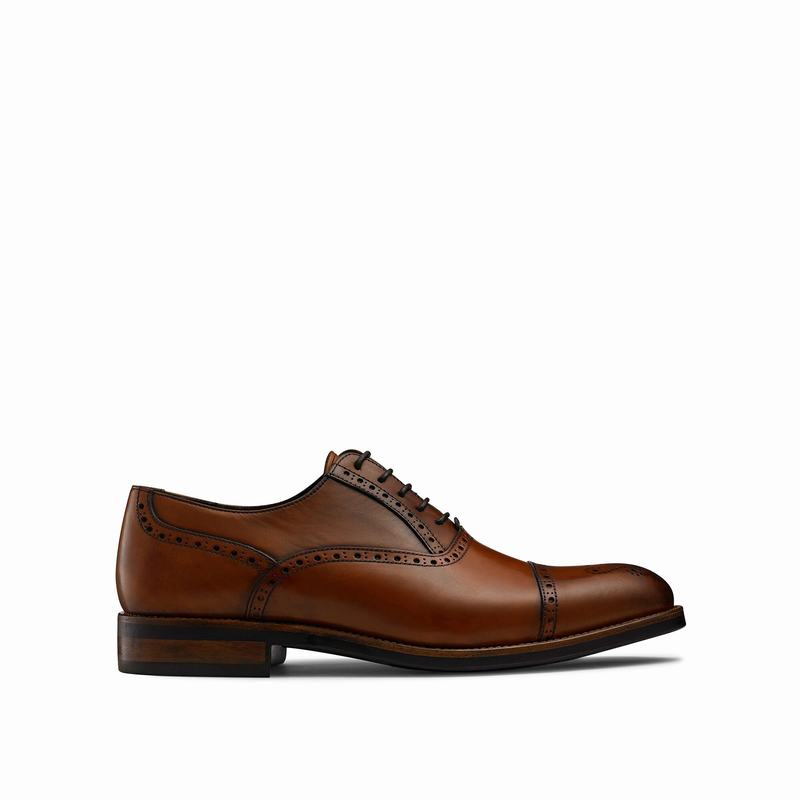 Buty Brogue Russell And Bromley Chiltern Męskie Brązowe | VGV2773TW