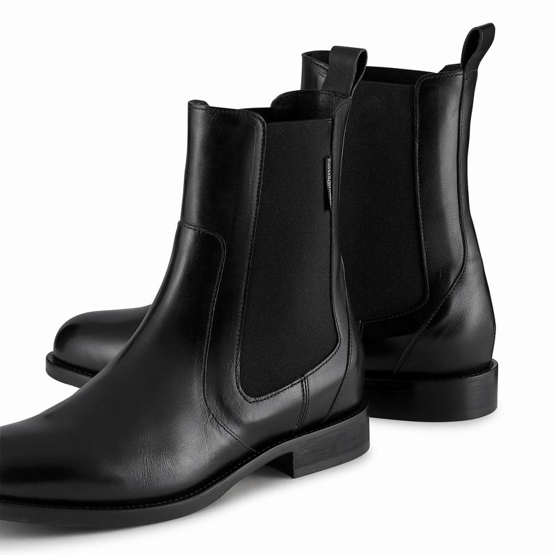Buty Chelsea Russell And Bromley Angel Damskie Czarne | SAL878UR