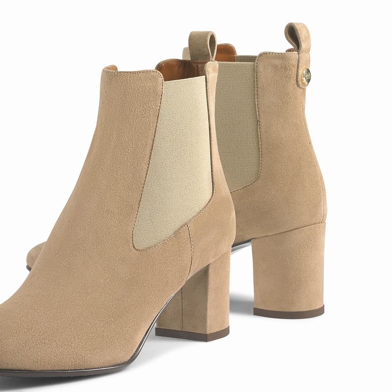Buty Chelsea Russell And Bromley Beetle Damskie Brązowe | TPB1316IG