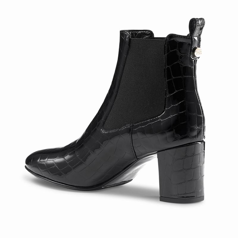 Buty Chelsea Russell And Bromley Beetle Damskie Czarne | VAA2977OY
