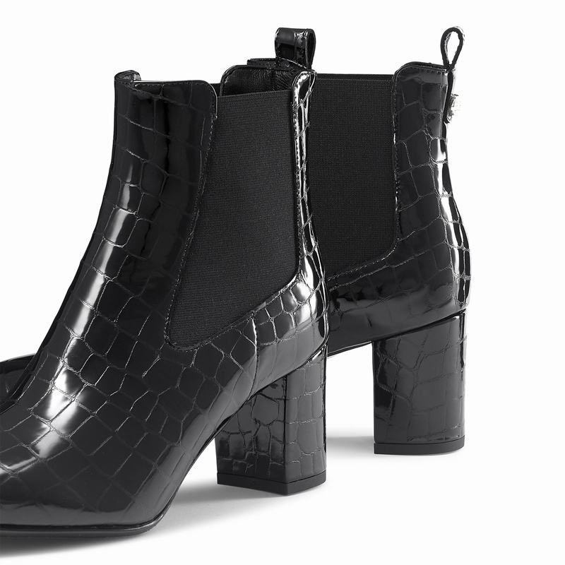 Buty Chelsea Russell And Bromley Beetle Damskie Czarne | VAA2977OY