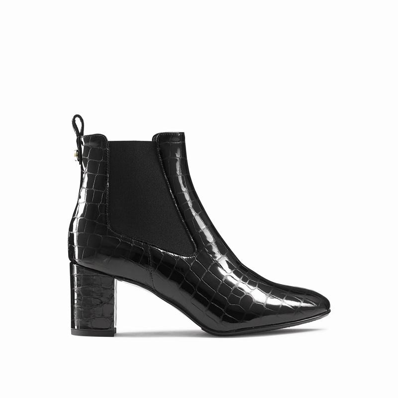 Buty Chelsea Russell And Bromley Beetle Damskie Czarne | VAA2977OY