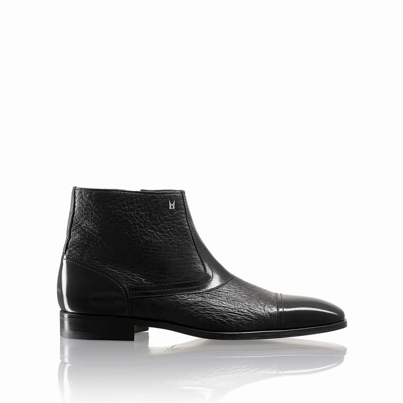 Buty Chelsea Russell And Bromley Bergamo Męskie Czarne | BIO587KJ