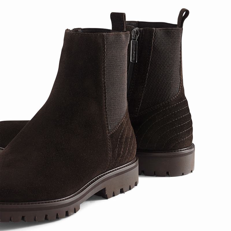 Buty Chelsea Russell And Bromley Brando Męskie Brązowe | NBM8681WP