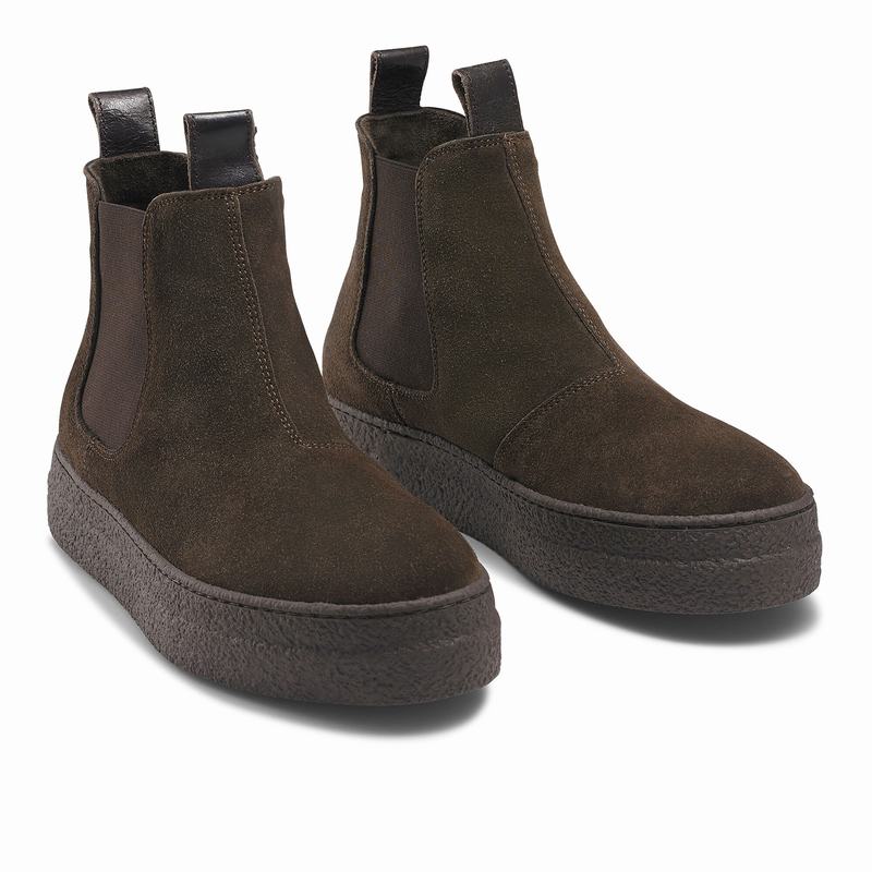 Buty Chelsea Russell And Bromley Bumble Damskie Brązowe | ABZ601UM