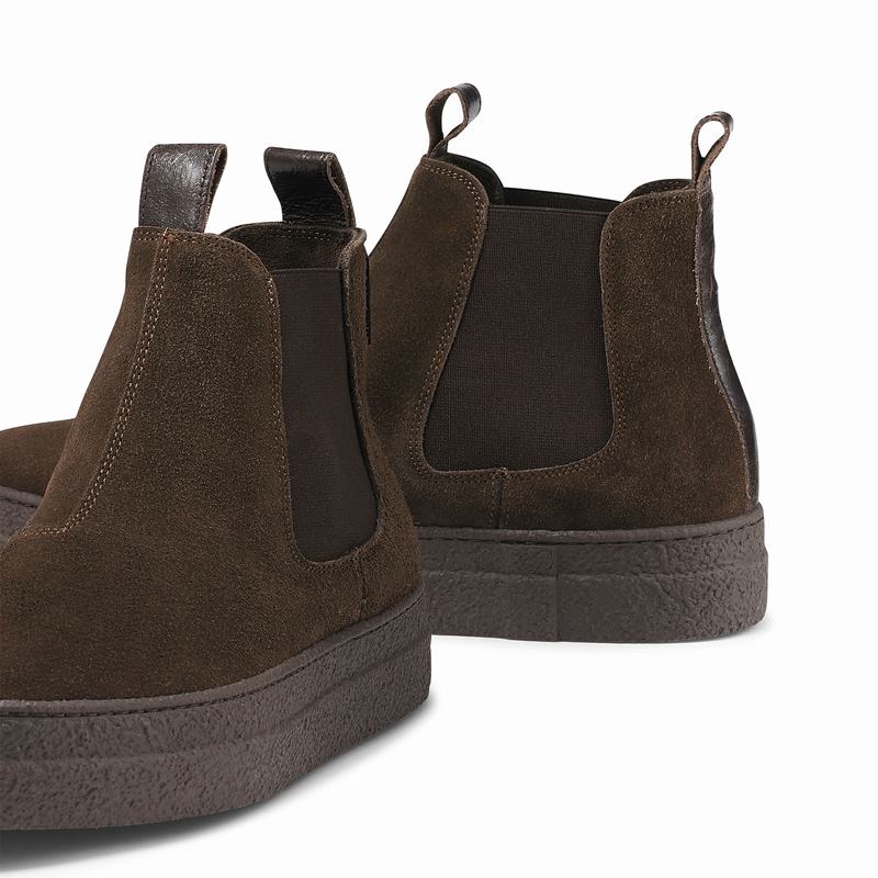 Buty Chelsea Russell And Bromley Bumble Damskie Brązowe | ABZ601UM