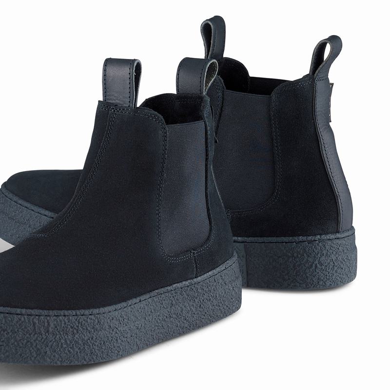 Buty Chelsea Russell And Bromley Bumble Damskie Niebieskie | RLQ3243XE
