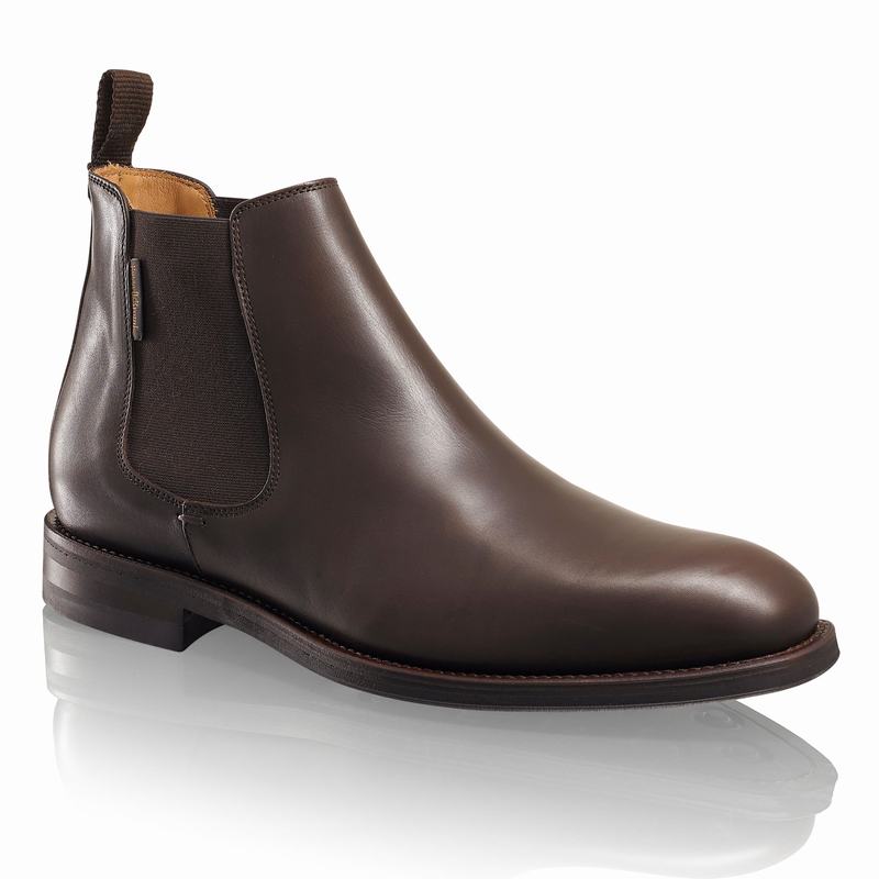 Buty Chelsea Russell And Bromley Burlington Męskie Brązowe | ALA9115JH
