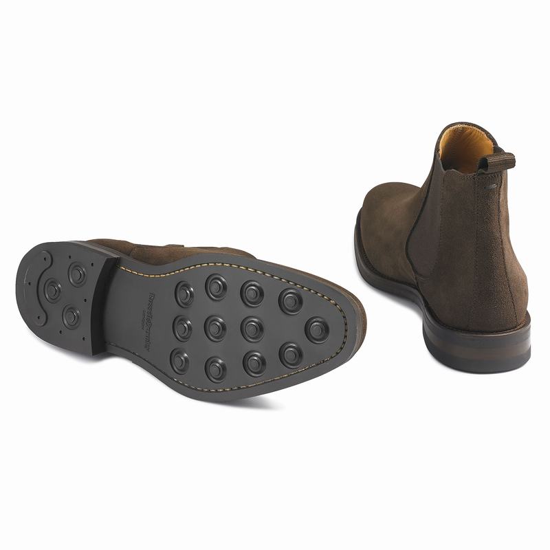 Buty Chelsea Russell And Bromley Burlington Męskie Brązowe | ELW687PW