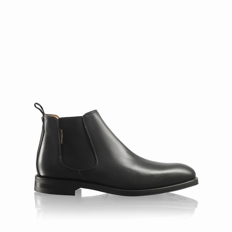 Buty Chelsea Russell And Bromley Burlington Męskie Czarne | KQT5164XP