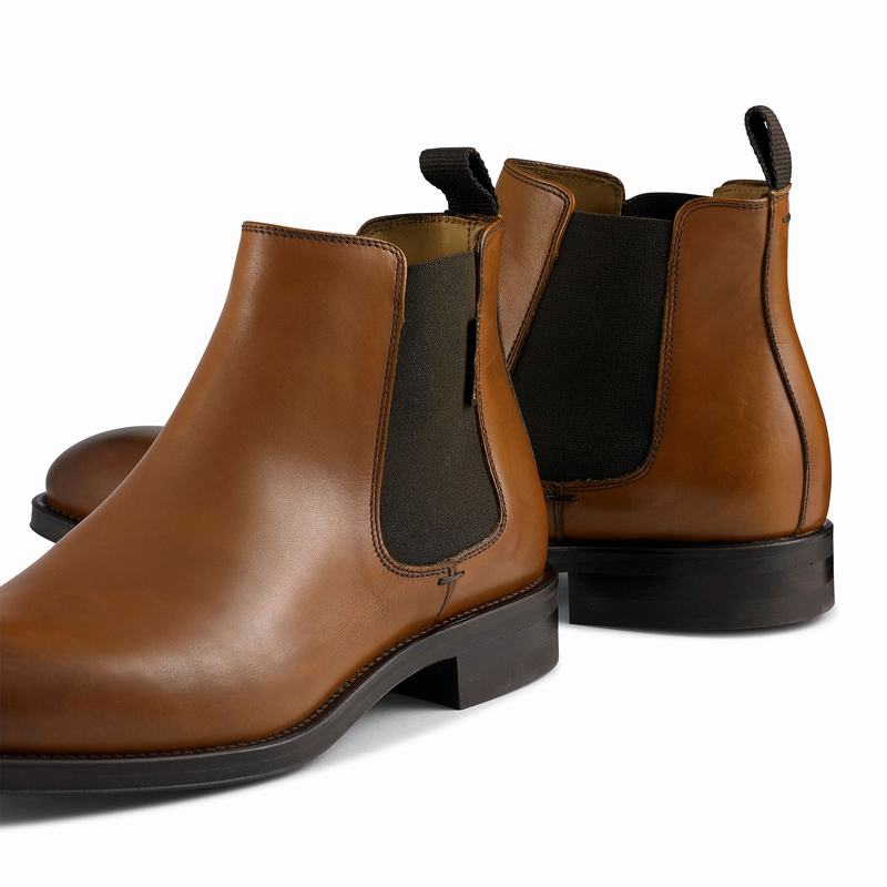 Buty Chelsea Russell And Bromley Burlington Męskie Brązowe | LYM265HS