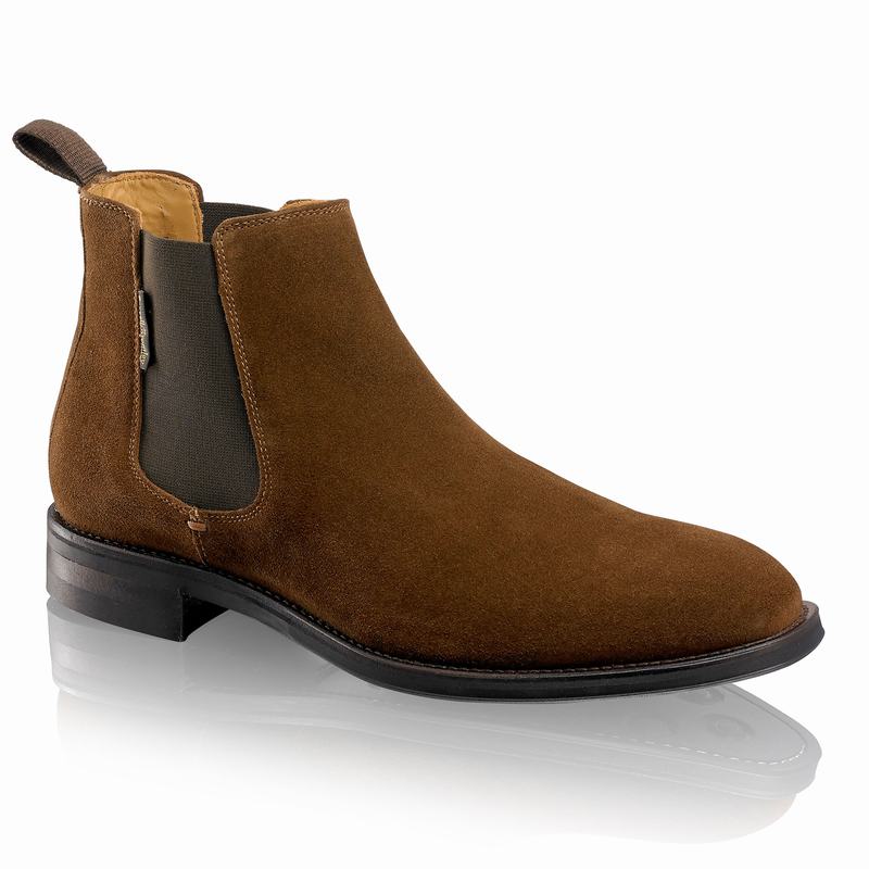 Buty Chelsea Russell And Bromley Burlington Męskie Brązowe | QJX199ZX