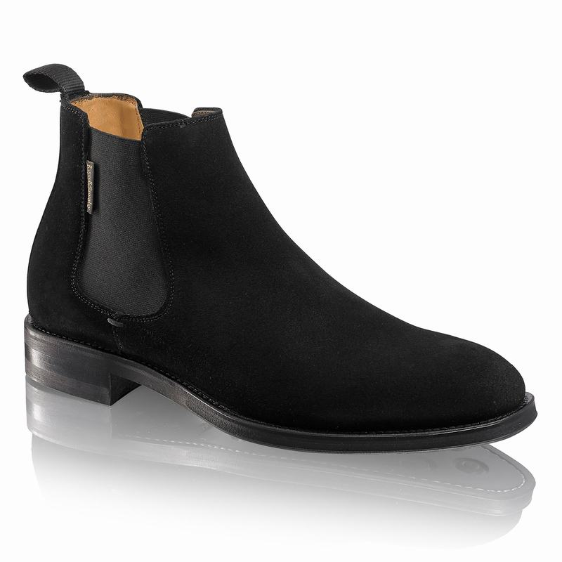 Buty Chelsea Russell And Bromley Burlington Męskie Czarne | YJN2984KQ