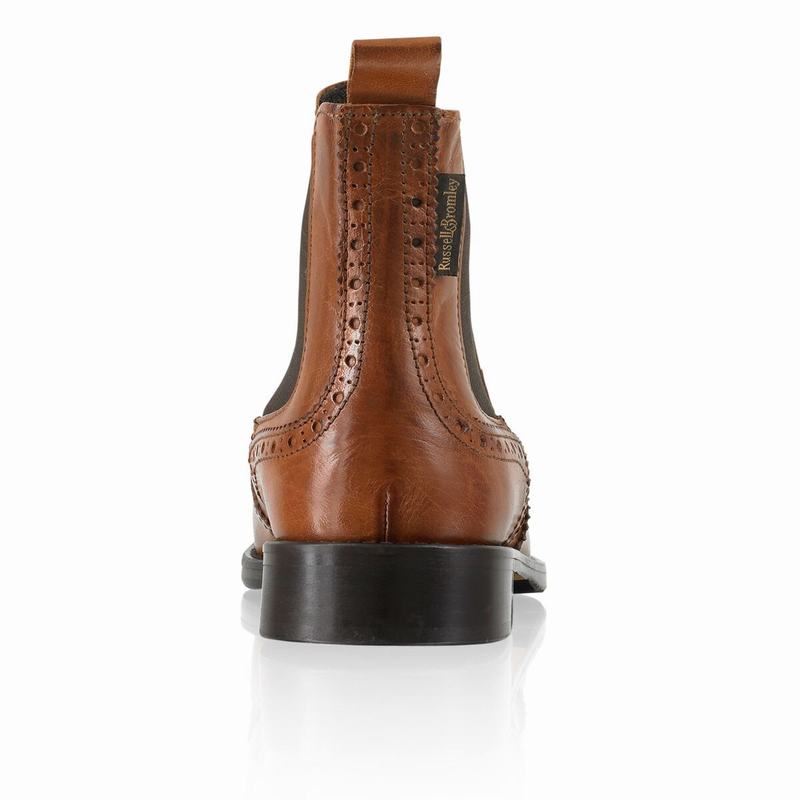 Buty Chelsea Russell And Bromley Cadogan Damskie Brązowe | IIY8845KQ