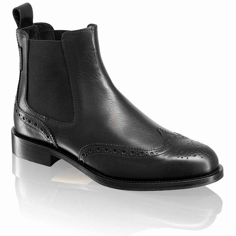 Buty Chelsea Russell And Bromley Cadogan Damskie Czarne | ZLU236YX