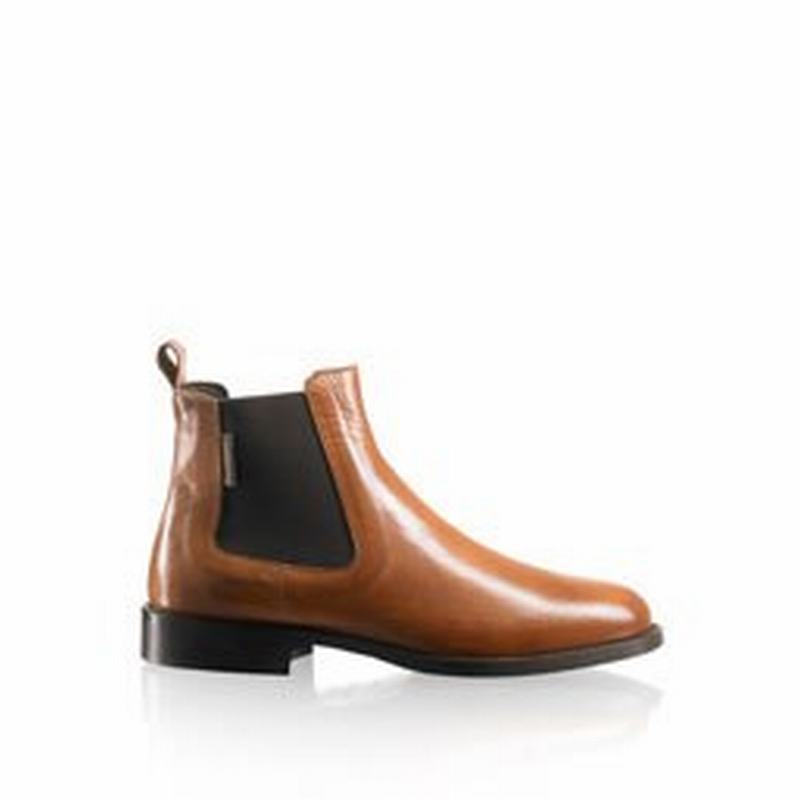 Buty Chelsea Russell And Bromley Chelsea Damskie Brązowe | HSL9825EI