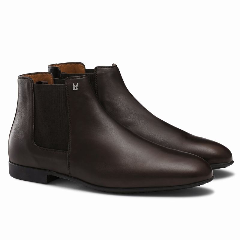 Buty Chelsea Russell And Bromley Discover Męskie Brązowe | BKX5986GV