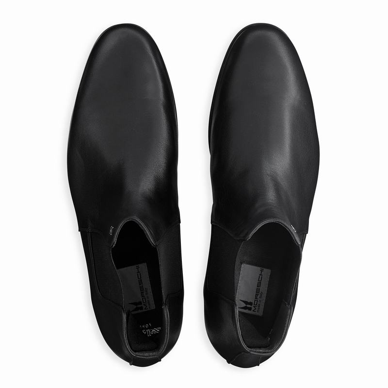 Buty Chelsea Russell And Bromley Discover Męskie Czarne | SIU3079UG