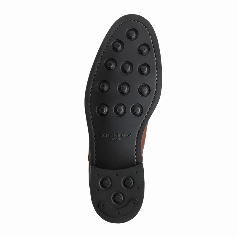 Buty Chelsea Russell And Bromley Guildford Męskie Brązowe | NFB928UE