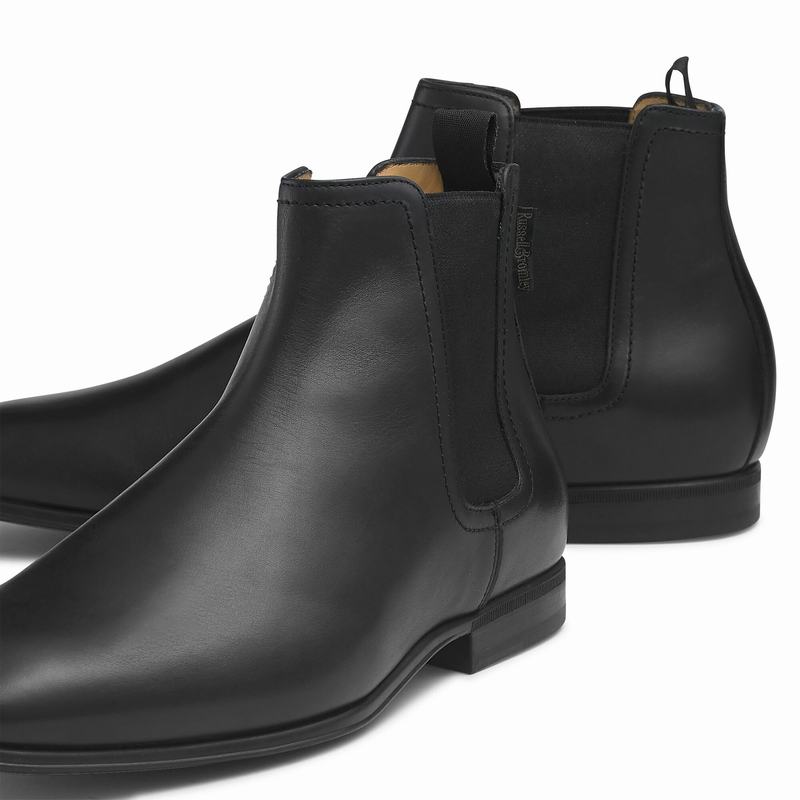 Buty Chelsea Russell And Bromley Highline Męskie Czarne | CEB2398OY
