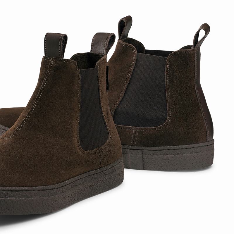 Buty Chelsea Russell And Bromley Humble Męskie Brązowe | SXY7649GB