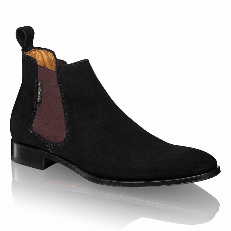 Buty Chelsea Russell And Bromley Jean Paul Męskie Czarne | RMN7272OT