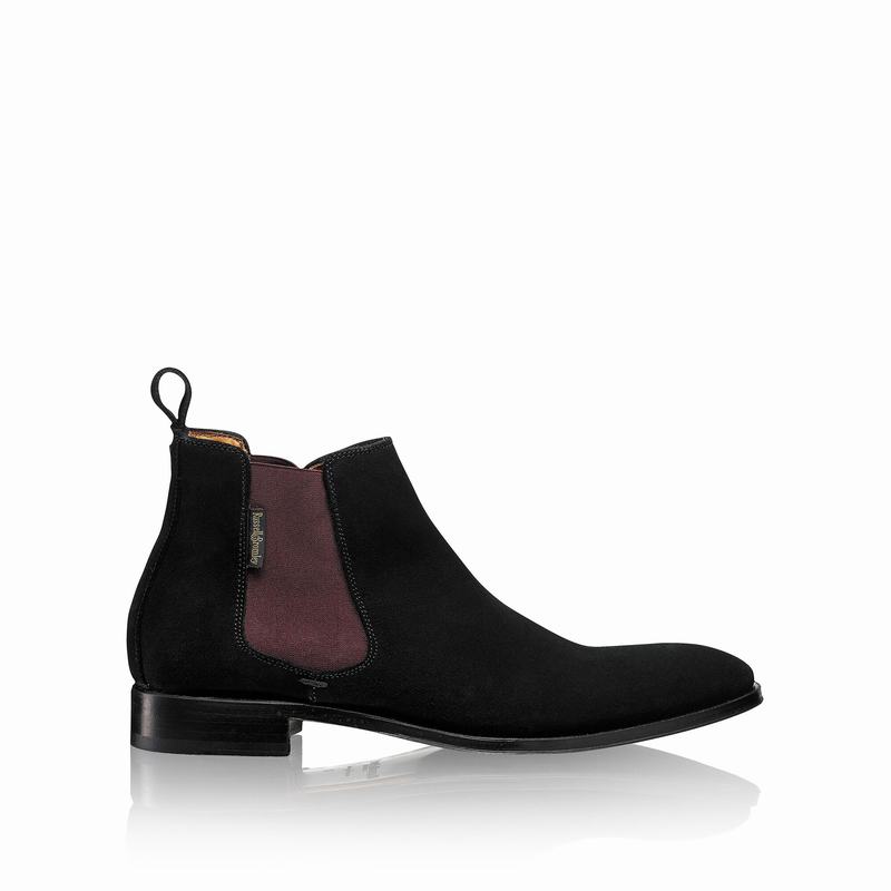 Buty Chelsea Russell And Bromley Jean Paul Męskie Czarne | RMN7272OT