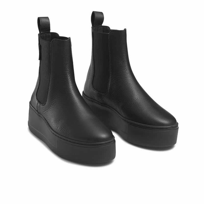 Buty Chelsea Russell And Bromley Park Way Damskie Czarne | DGL7559KM