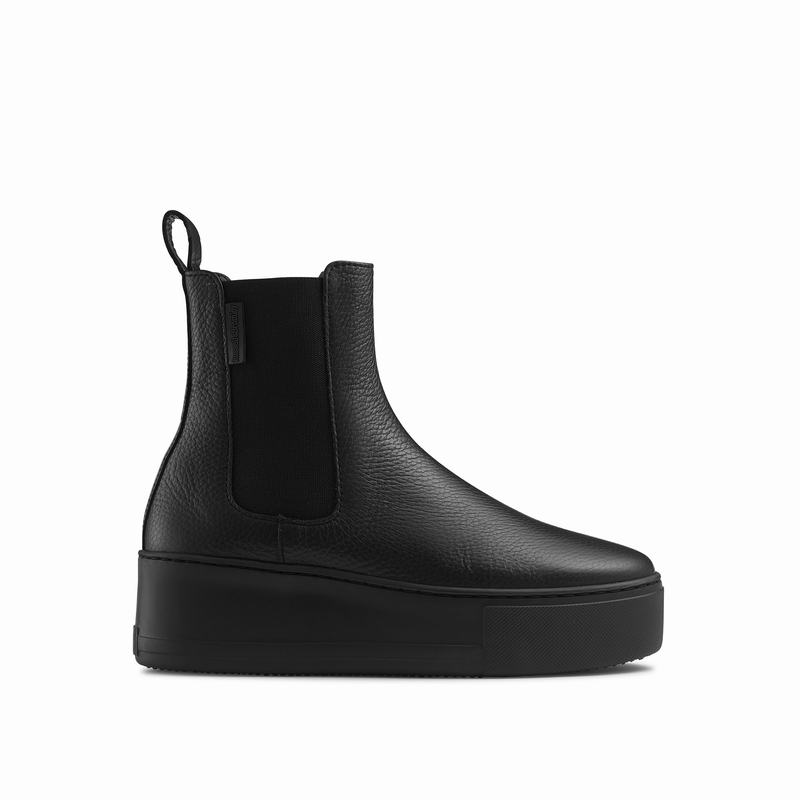 Buty Chelsea Russell And Bromley Park Way Damskie Czarne | DGL7559KM