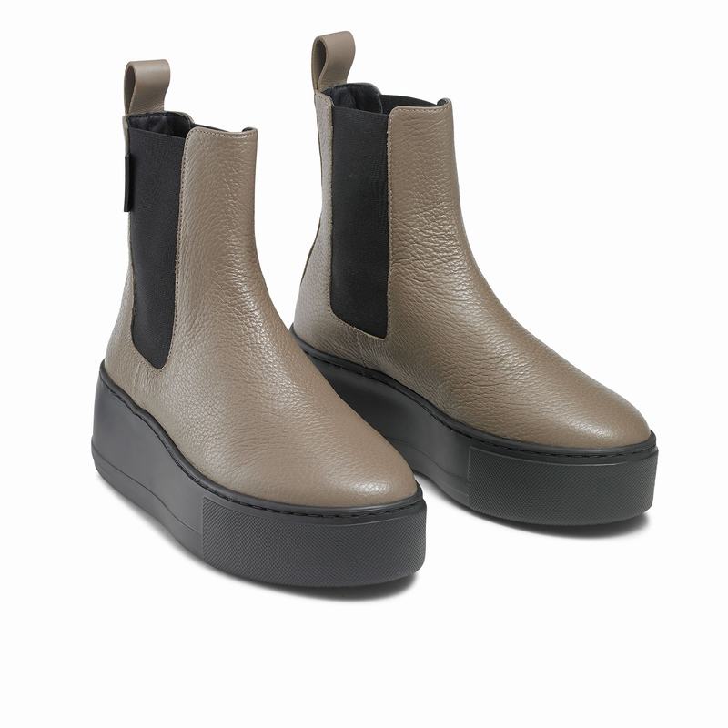 Buty Chelsea Russell And Bromley Park Way Damskie Brązowe | WIE324BR