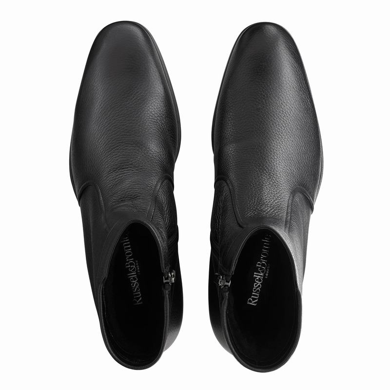 Buty Chelsea Russell And Bromley Reheat Męskie Czarne | KZW6314BC