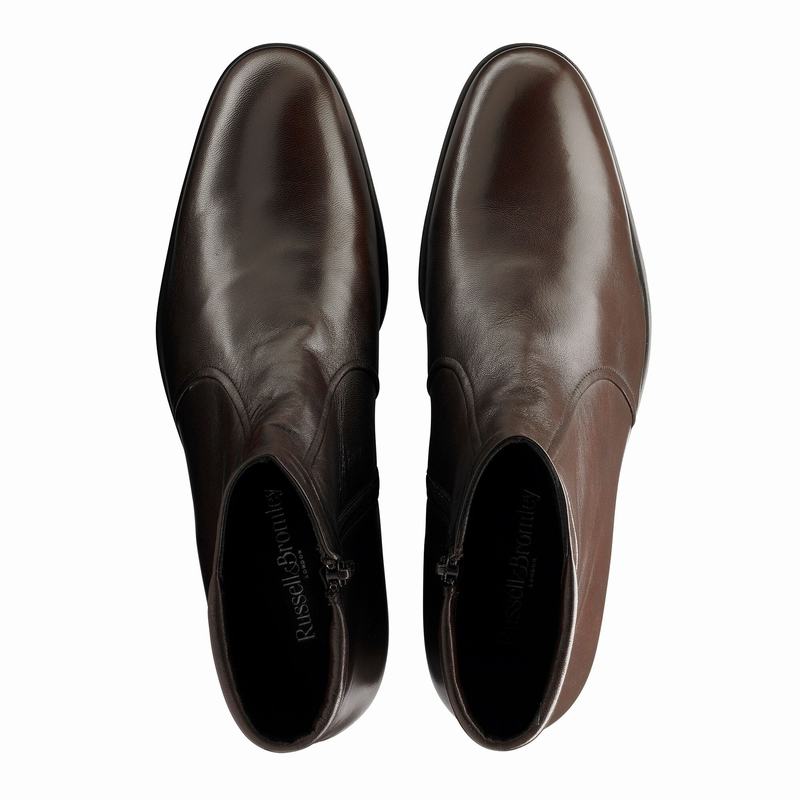 Buty Chelsea Russell And Bromley Repeat Męskie Brązowe | MKP278VD