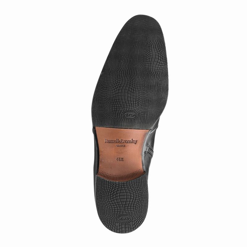 Buty Chelsea Russell And Bromley Repeat Męskie Czarne | UQZ4843NG