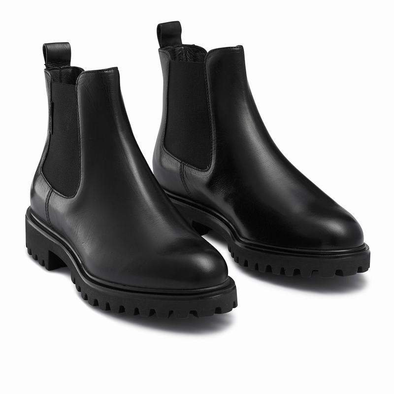 Buty Chelsea Russell And Bromley Winchelsea Damskie Czarne | HDH9164KV